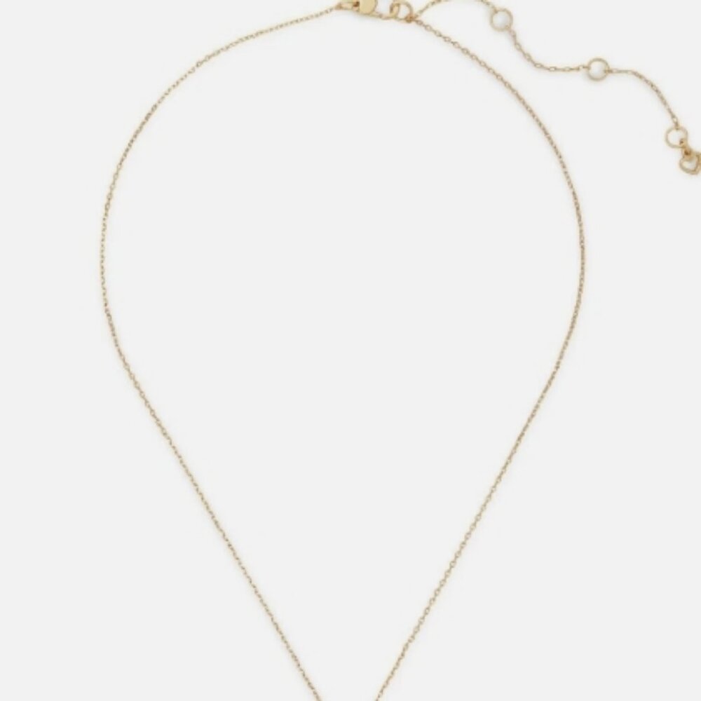 Kate Spade♠️ My Love Pave Diamond Pendant Heart W/Pearl Diamond Zirconia⌚🏃💨🚚 - Picture 12 of 15
